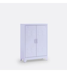 Armoire basse 2 portes en métal acier La Redoute Interieurs