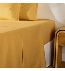 Drap plat uni en percale de coton, 80 fils La Redoute Interieurs