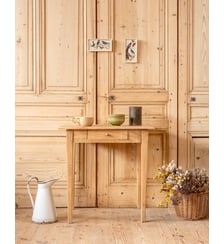 Table d'appoint en bois Francine N°1435- Produit chiné Debongout