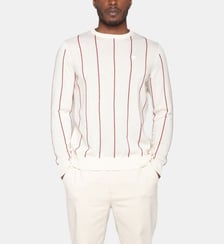 Pull Milo col rond à rayures Serge Blanco