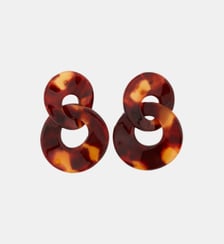 Boucles d'oreilles doubles cercles écailles Balaboosté