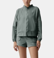Veste de sport femme Leila Avec poches fermeture éclair Born Living Yoga