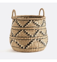 Panier rond en jonc de mer La Redoute Interieurs