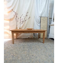 Table basse de ferme en bois Léonie N°799- Produit chiné Debongout