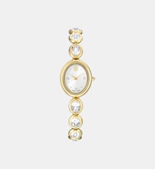 Montre Imber oval, Fabriqué en Suisse, Bracelet en métal, Acier inoxydable Swarovski