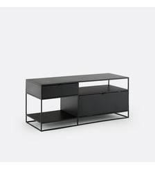 Meuble TV en métal acier, largeur 120 cm La Redoute Interieurs
