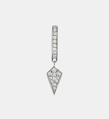 Boucle d'oreille Stairway diamants et argent Statement