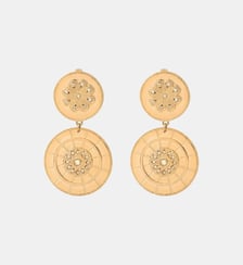 Boucles d'oreilles pendantes clips   - Farah Satellite