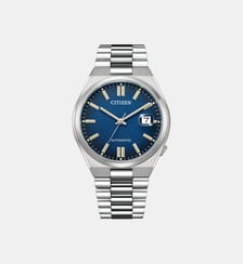 Montre automatique Tsuyosa Bleu vintage NJ0151-88L Citizen