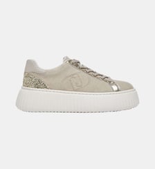 Sneakers en daim avec maxi logo Liu Jo
