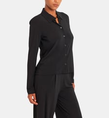 Chemise peaufines en jersey crêpe Agnès b.