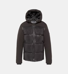Blouson à capuche bi-matière enfant Schott