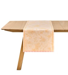 Chemin de table Été Indien 100% lin, longues fibres Le Jacquard Francais