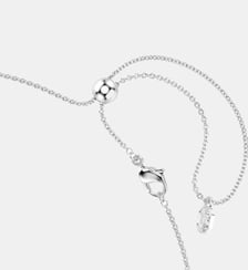 Collier Matrix, Dégradé de tailles rondes, Métal rhodié Swarovski
