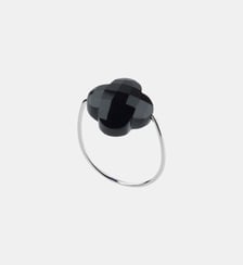 Bague, onyx, or blanc Morganne Bello