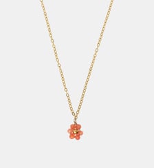 Collier  Mini Maya avec fleurs à pierres fines Les Cléias