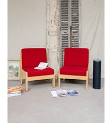 Paire de chauffeuses en bois Olivia N°73- Produit chiné Debongout
