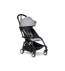 Poussette YOYO² 6+ Stone - cadre noir Stokke