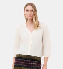 Gilet mterrie - Motif uni - Mohair rms Caroll