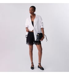 Chemise en popeline avec broderies Liu Jo