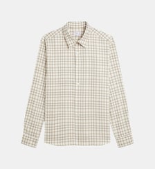 chemise à carreaux en coton Agnès b.