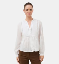 Chemise cmarina - Motif uni - Coton Caroll
