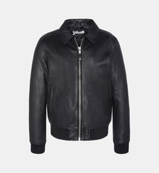 Blouson casual, cuir d'agneau Schott