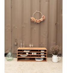Petit meuble à casiers en bois Gaëlle N°1585 - Produit chiné Debongout