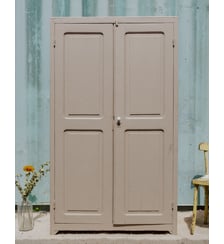 Armoire en bois beige Blandine N°428- Produit chiné Debongout