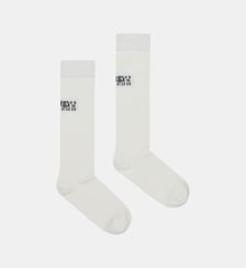 Chaussettes avec logo numérique MM6 Maison Margiela