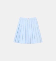 Jupe plissée mi-longue effet Petit Piqué Lacoste