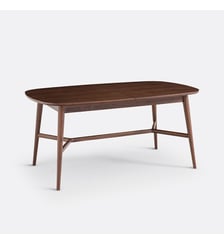 Table à manger, extensible, noyer et plaqué, 6 à 8 couverts La Redoute Interieurs