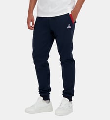 Jogging droit signature en coton mélangé Le Coq Sportif