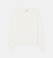Pull col V maille sans coutures Lacoste