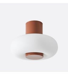 Plafonnier ou applique, en métal fer et opaline La Redoute Interieurs