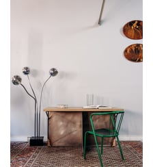 Bureau de créateur belge en métal Yvan N°463- Produit chiné Debongout