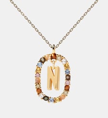 Collier  New letters Doré CO01-273-U Pd Paola
