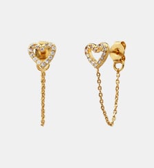 Boucle d'oreille à l'unité doré à l'or fin  bella Caroline Najman
