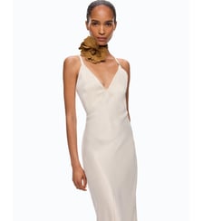 Robe longue nuisette avec logo love birds amovible Pinko