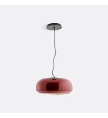 Suspension en verre coloré Ø45 cm La Redoute Interieurs