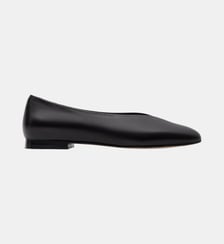 Poole - Ballerines En Cuir Nappa Noir Parallèle