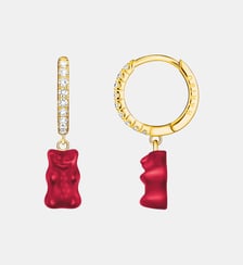 Créole unique avec Ours d'or rouge Thomas Sabo