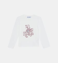 T-shirt - Bordeaux coton imprimé Tartine Et Chocolat