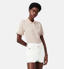 Polo slim fit jacquard monogramme Lacoste