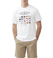T-Shirt droit en coton manches courtes Gilbert x Rodd & Gunn Rodney Parade Rodd & Gunn