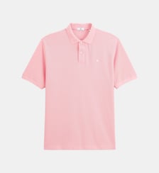 Polo Lucas en piqué de coton Serge Blanco