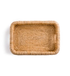 Plateau rectangulaire bananier tressé AM.PM