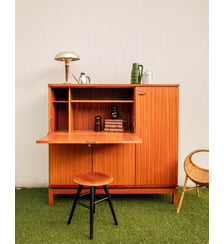 Secrétaire en bois Marcel Gascoin Honoré N°132- Produit chiné Debongout