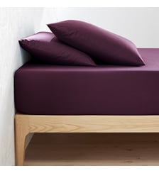Drap-housse uni en percale de coton bio Scenario La Redoute Interieurs