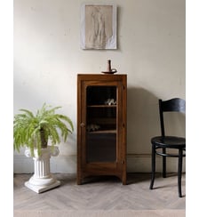 Vitrine en bois massif Victoria N°1279- Produit chiné Debongout